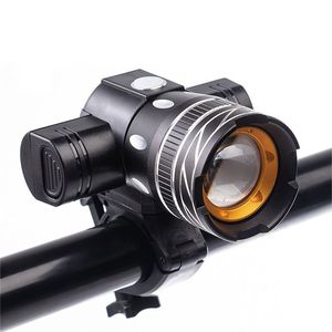 Alliage d'aluminium <span class=keywords><strong>1000</strong></span> Lumen Outdoor Cycling <span class=keywords><strong>LED</strong></span> Bike Light USB Rechargeable Waterproof Zoom Focus Bicycle Lamps for Night Riding - Product Image 1