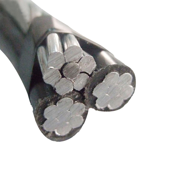 Aluminium Triplex Wire XLPE Insulated Overhead ABC Cable Three 3 Phase Cable Price