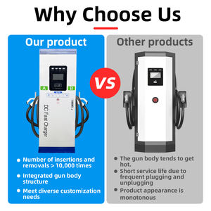 Stazione di Ricarica EV ad Alta Potenza DC 60-120KW Montaggio a Pavimento CHADEMO NACS CCS2 OCPP2.0.1 Controllo Remoto 4G IP55 NUOVO Caricatore Rapido - Product Image 5