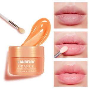 LANBENA naranja orgánica vitamina c de bálsamo de labio crema hidratante máscara - Product Image 4