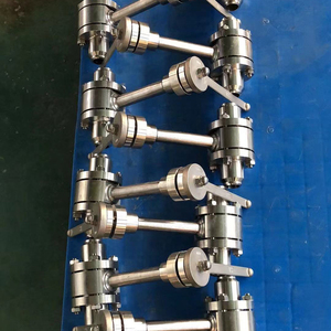 Bola Criogénica de Acero Inoxidable 304 316 con Rosca Hembra BSPT para Soldadura a Tope, -196 Grados, PN250, para LO2, LN2, LAr, LNG, LCH - Product Image 1