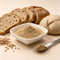 Poudre de mur cellulaire de levure brun-jaune clair, stabilisateur émulsifiant, améliore la rétention d'eau pour la boulangerie et les formules de viande végétale