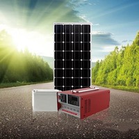 Kit de panneaux solaires monocristallins PERC de type N noirs 75W 80W 90W 100W TUV pour panneaux solaires de petite taille 182mm 740x540mm