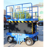Chariot élévateur à ciseaux hydraulique semi-automatique/manuel Skylift 4m 6m 8m 10m 12m 14m