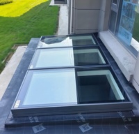 Toit ouvrant motorisé à induction automatique en alliage d'aluminium au design moderne, pare-vent pliable pour terrasse et jardin, garantie 5 ans