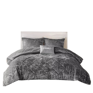 Fornitore della fabbrica Copripiumino Ultra Morbido 3PCS Singolo formato coprire il piumino di velluto per Tutta la Stagione - Product Image 1
