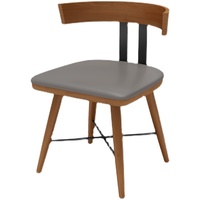 Ensemble table et chaises pour restaurant Ensemble meubles Hôtel Café Bistro Cadre en bois Canapé en cuir Combinaison