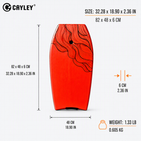 Bodyboard XPE léger à haute flottabilité, planche de surf personnalisée pour sports nautiques, plage, piscine, mer