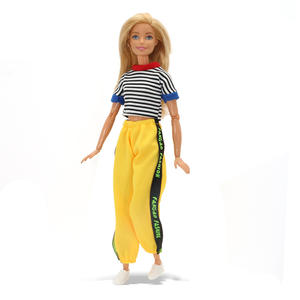 ATIBEI Ensemble de vêtements décontractés pour poupées filles, gilet et accessoires pour 2-7 ans, jouet DIY - Product Image 1