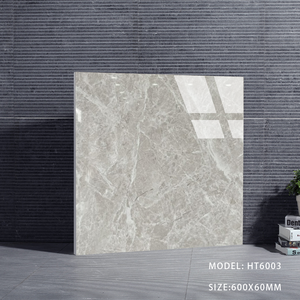 Azulejos esmaltados de porcelana gris 60x60 al mejor precio Piso interior moderno Villa Apartamento resistente al ácido con 3 años de garantía - Product Image 4