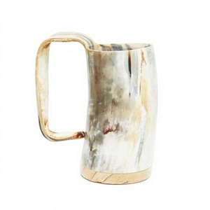 Calidad Premium B.S. Jarra de Cerveza Estilo Vikingo GFDR90, Taza de Cerveza de Vidrio Reutilizable y Ecológica, Estilo Americano Antiguo, para Cumpleaños - Product Image 2