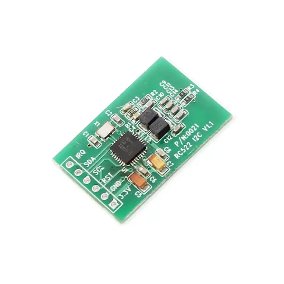 RC522 modul Sensor RFID pembaca kartu modul penulis I2C IIC antarmuka kartu IC modul Sensor RF ultra-kecil RC522 13.56MHz