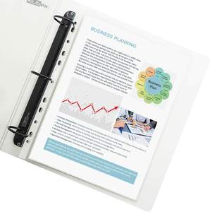 Protège-<span class=keywords><strong>documents</strong></span> en plastique PP transparent, 11 trous, poche perforée, papeterie de bureau, dossier de présentation de conférence, sac à <span class=keywords><strong>documents</strong></span>, format A4 - Product Image 1