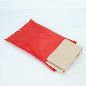 Manta de Soldadura de Fibra de Vidrio BACLAUGH 4'x6', Tela Brocada Ignífuga para Escritorio <span class=keywords><strong>Familiar</strong></span>, Tejido Retardante de Llama, 2 Piezas - Product Image 2