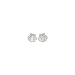 Fashion <b>Stud</b> <b>Earrings</b> 316L Stainless Steel PVD Gold Plating Sustainable Resistant Shell Design - Product Image 1