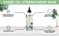 Huile de Chebe 10-en-1 Marque Blanche pour Soins Capillaires Professionnels : Traitement Fortifiant et Stimulant la Croissance pour la Rétention de la Longueur des Cheveux Naturels