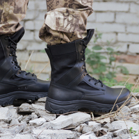Bottes tactiques d'extérieur légères et respirantes pour la formation en patrouille de sécurité, design unisexe