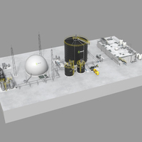 Centrale biogaz agricole économique avec digestion anaérobie et traitement des eaux usées