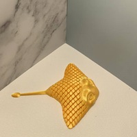 Ornement de poisson-diable et de raie imprimé en 3D à articulations mobiles, simulation réaliste, pour jouets d'enfants - Vente chaude