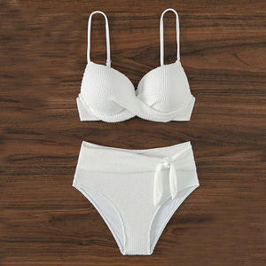 Soutien-gorge <span class=keywords><strong>push</strong></span>-<span class=keywords><strong>up</strong></span> en tissu texturé en gros, <span class=keywords><strong>blanc</strong></span>, meilleur bikini sexy xxx, <span class=keywords><strong>maillot</strong></span> <span class=keywords><strong>de</strong></span> <span class=keywords><strong>bain</strong></span> 2 pièces - Product Image 5