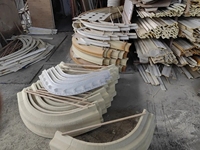 OA-1141 Moulures de Couronne pour Villa Européenne, Décoration Intérieure/Extérieure, Polyuréthane Léger et Durable, Écologique, Blanc, Hôpital