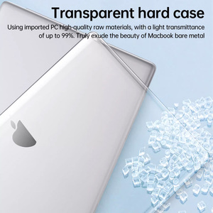 Cover Protettiva Ultra Sottile <span class=keywords><strong>per</strong></span> <span class=keywords><strong>Macbook</strong></span> <span class=keywords><strong>Pro</strong></span> in Policarbonato Trasparente <span class=keywords><strong>per</strong></span> Laptop Vendita all'Ingrosso Business <span class=keywords><strong>per</strong></span> Apple Custodia Trasparente <span class=keywords><strong>per</strong></span> <span class=keywords><strong>Macbook</strong></span> - Product Image 5