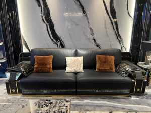 2024 lujo cuero moderno seccional diseñador sofás completos conjuntos de sofás Live sofá muebles sala de estar sofás conjuntos - Product Image 6