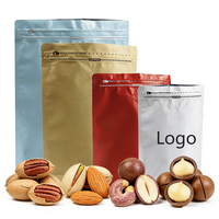 Sachets Doypack mats multicolores avec bec verseur et fermeture supérieure pour produits alimentaires (café, thé, snacks, chewing-gum)