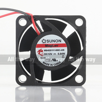 Nuevo Sunon 5V 24V 48V DC 12V 0,84 W AC EC 4020 40X40X20MM 4CM interruptor de levitación magnética ventilador de refrigeración de dos cables