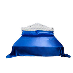 Housses de couette et drap de lit en Satin, tissu de soie de luxe fraise pur, 100%, nouveauté - Product Image 1