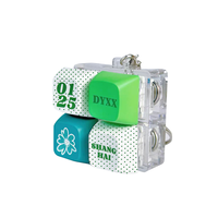 Porte-clés anti-stress LED personnalisé pour bureau, design clavier mécanique, clés d'anime, forme de clavier
