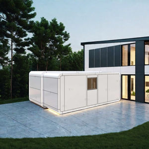 Maison préfabriquée de luxe moderne en conteneur maritime à vendre au Canada, standard, extensible, pliable, véranda en verre - Product Image 3