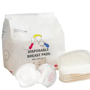 Almohadillas de descarga de mama desechables OEM Protectores almohadillas de mama de pezón 100 piezas almohadilla de lactancia para lactancia materna