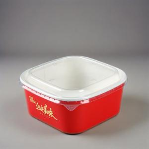 Contenant alimentaire rectangulaire jetable en papier kraft pour salades et nouilles à emporter – <span class=keywords><strong>Prix</strong></span> abordable - Product Image 1