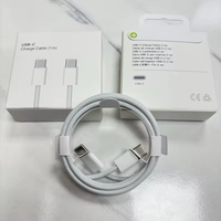 Câble en nylon tressé Type-C vers Type-C à charge rapide 60W 35W 20W pour iPhone 15/16/17 iOS et imprimante, compatible avec boîte