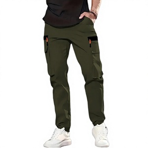 Pantalon de survêtement technique pour homme, coupe fine, softshell, pour activités de plein air, alpinisme, randonnée, avec poches cargo, modèle 2026 - Product Image 1