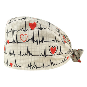 Tappi da lavoro per dentista di alta qualità in cotone elastici per animali domestici Clinic cappelli da infermiera accessori per estetista scrub berretti con assorbente sudore - Product Image 1