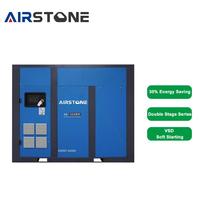 Compresor de Aire de Tornillo Lubricado Estacionario Airstone de 75KW 100HP 4Bar con Ahorro de Energía, Accionamiento Directo y Motor IP54 para Cemento