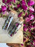 Mini-bouteilles en verre pour bourgeons de roses, pour herbes et fleurs, esthétique botanique victorienne, décoration sorcière, couleur personnalisée pour la fête des Mères et Noël