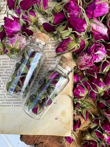 Mini-bouteilles en verre pour bourgeons de roses, pour herbes et fleurs, esthétique <span class=keywords><strong>botanique</strong></span> victorienne, décoration sorcière, couleur personnalisée pour la fête des Mères et Noël - Product Image 4