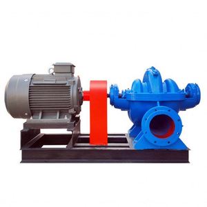 Bomba de Agua Centrífuga de Alta Presión, Tipo Horizontal, Doble Succión, Carcasa Dividida, Motor Eléctrico, para Riego - Product Image 1
