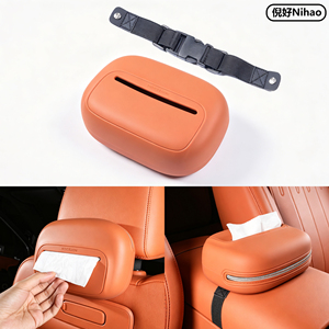 Boîte de rangement universelle pour mouchoirs de voiture, sac à serviettes en papier, accessoires de type suspendu, accessoires intérieurs de voiture - Product Image 3