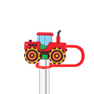 Accesorios Promocionales Multiusos Personalizados, Material Duradero en 3D, Pajita Impermeable, Botella de Agua de Silicona con Diseño de Tractor - Product Image 2