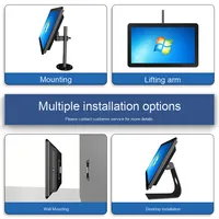 18.5/21.5/24/27 pouces écran LCD mural tactile capacitif moniteur d'ordinateur Android/windows Wifi Usb SD carte Sim VGA