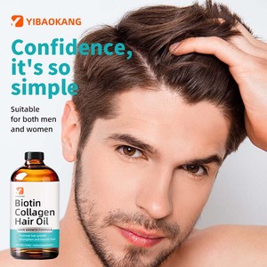 Aceite Capilar con Biotina y Colágeno OEM, 4 FL.OZ, Producto <span class=keywords><strong>de</strong></span> Belleza para el Crecimiento del Cabello, Reduce la Caída del Cabello, Nutre el Cabello, Controla el Frizz, Mejora el Aspecto - Product Image 5