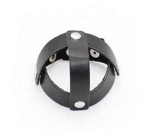 ผู้ชาย PU หนังแหวนเพศทาสเกียร์ SM อวัยวะเพศชายแหวนDildoยับยั้<span class=keywords><strong>ง</strong></span>BDSMยับยั้<span class=keywords><strong>ง</strong></span>ขอ<span class=keywords><strong>ง</strong></span>เล่นทา<span class=keywords><strong>ง</strong></span>เพศBDSMคู่ผู้ใหญ่เซ็กส์ทอย - Product Image 4