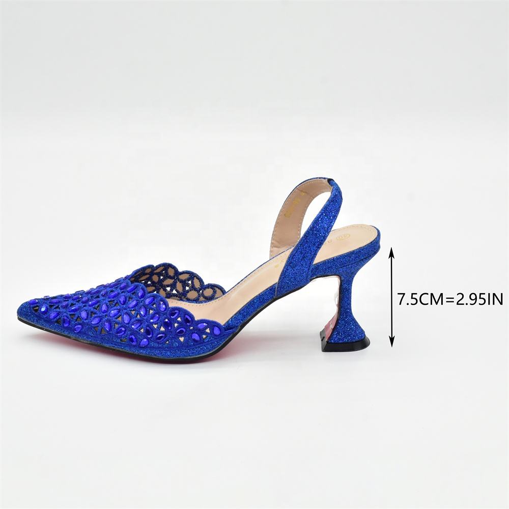 Latest Design Nigerian Shoes and Bag Set Evening Match Bag Set Women Party  Shoes Set Clutch Bag Wedding Shoes for Bride