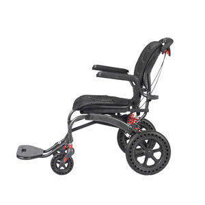 Nuevo producto, silla de ruedas de <span class=keywords><strong>viaje</strong></span> manual plegable ultraligera de alta calidad para discapacitados y ancianos, podrí<span class=keywords><strong>a</strong></span> llevar <span class=keywords><strong>en</strong></span> el avión - Product Image 5