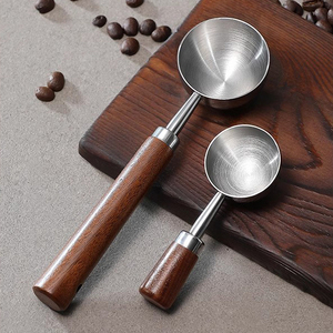 Argento Vintage in acciaio inox lungo cucchiaio di caffè in polvere di metallo e fagioli cucchiaio di misurazione del tè strumenti per il caffè macinato - Product Image 2