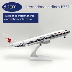 Multi Style 1:250 Boeing B737, 30CM gesimuleerd vliegtuigmodel hars solide statische decoratie - Product Image 6